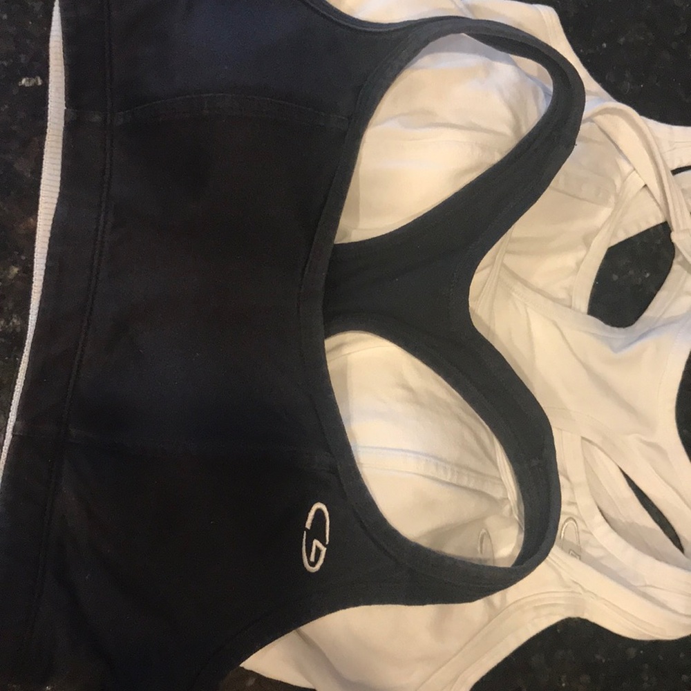 Champion sports bras - 4 2 white & 2 black